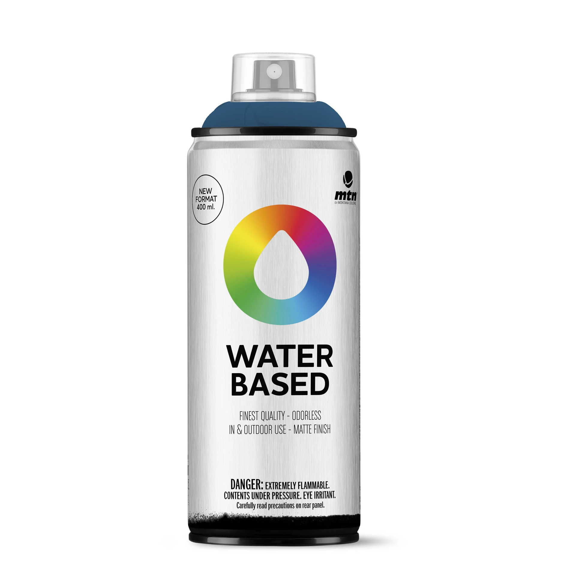 Flower Decor Verfspray Waterbasis voor Verse bloemen Styropor en Graffiti Blue Green Dark Indigo Blue 400ml