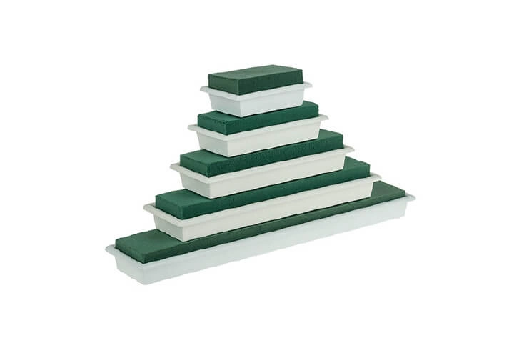 Tabledeco Tafeldeco oase voor verse bloemen 15 cm Wit