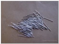 Steeknaalden etalagespeld medium Zilver 38 mm 500 gr  