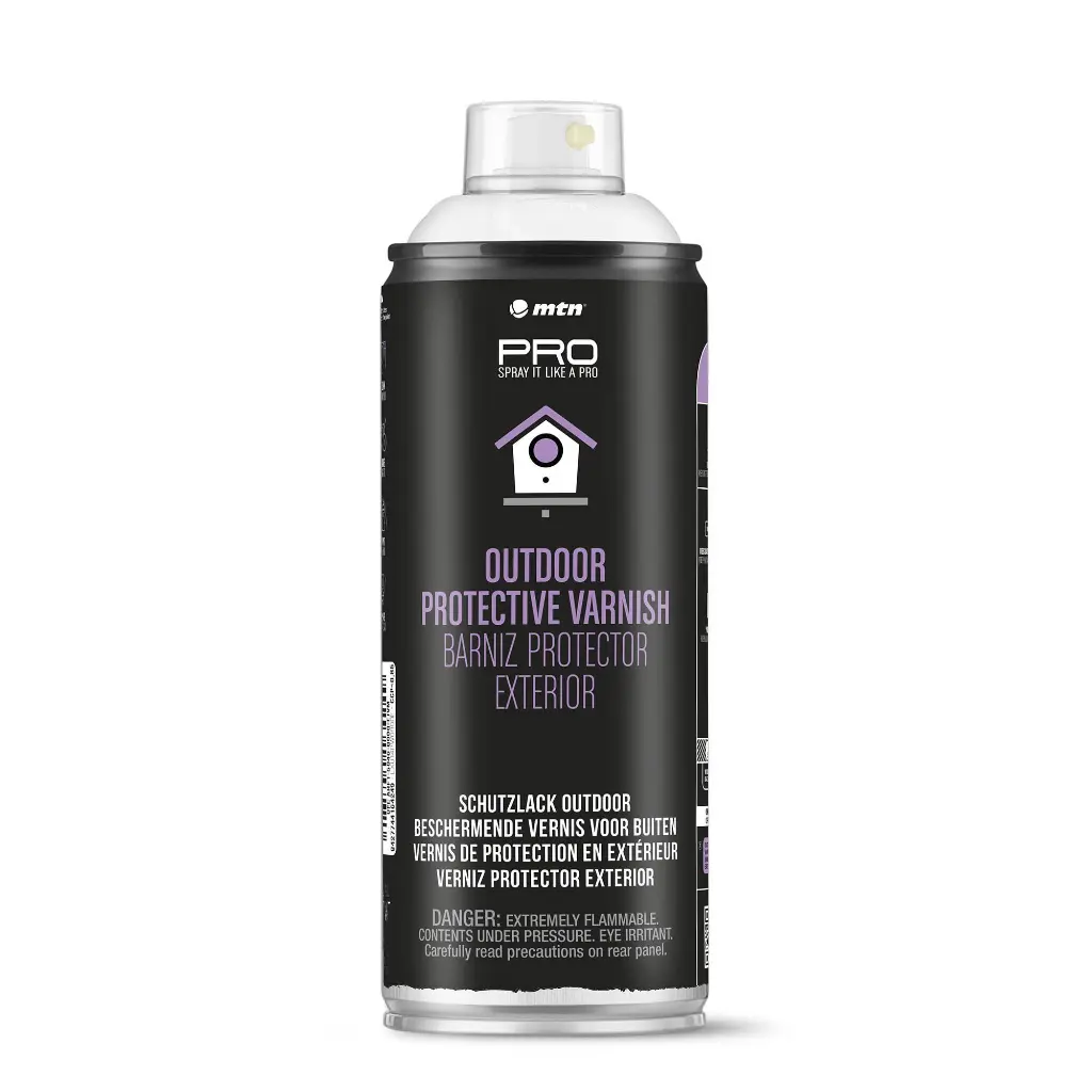 Vernis Hoogglans Outdoor Waterbasis Verse bloemen Styropor en Graffiti 400 ml  