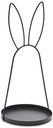 Dienblad metalen frame Haas Konijn Bunny Ear 40 cm hoog Ø18 cm 