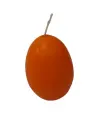 Eikaars Eierkaarsen Saffraanoranje 65x45 mm per stuk