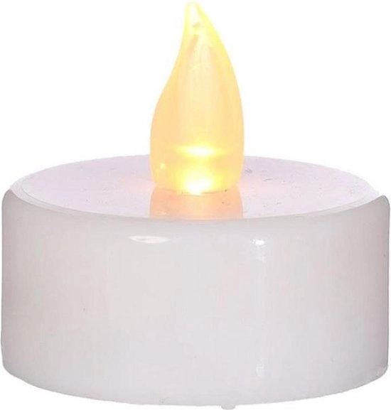 Led-theelichtjes waxinelichtjes warm wit – set van 6 inclusief timer 