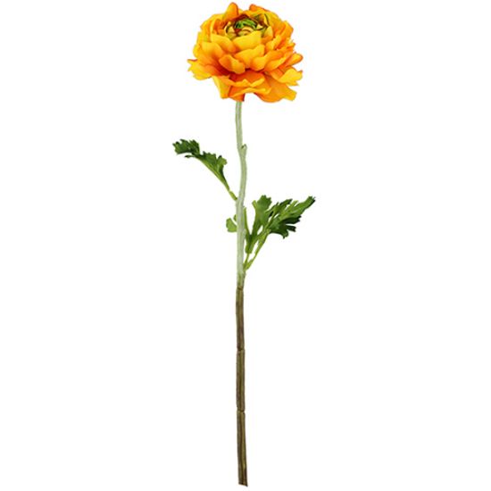 Chloe Ranonkel Oranje Zijdenbloem 51 cm per stuk
