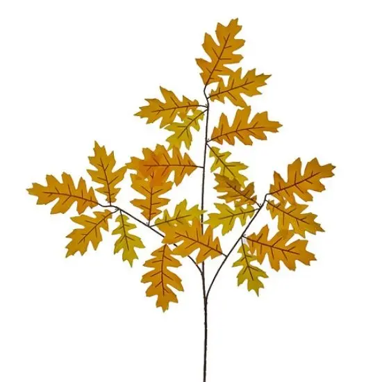 Eikenblad tak Geel/Oranje 68 cm per stuk