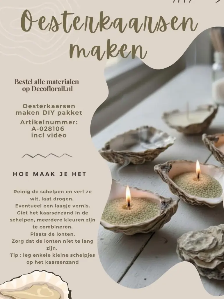 Oesterkaarsen maken DIY Stel zelf je pakket samen 