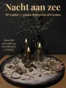 Nacht aan zee Flessenlont flesjes schelpen en zand Stel zelf je pakket samen