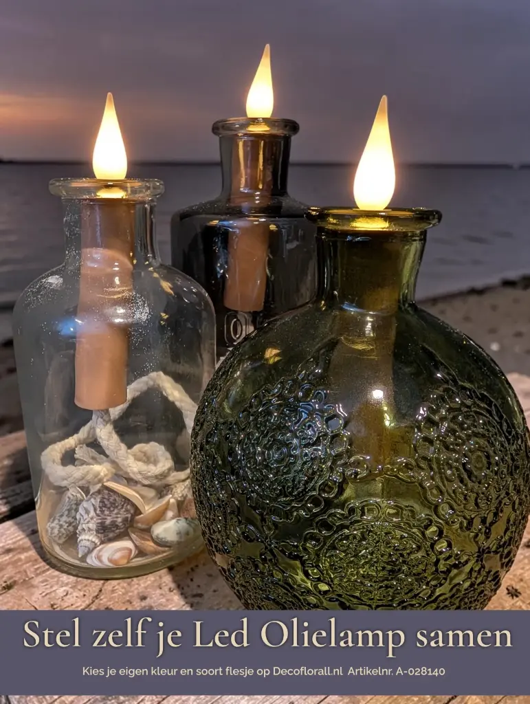 Stel zelf je Led Olielamp samen