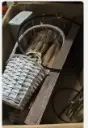 Restantenbox Bomvol natuurlijke materialen, maxi kaneel en ondergrond, frame ring enz Bekijk video voor inhoud 
