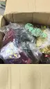Restantenbox Bomvol Cadeauzakjes Giftbags en Lint Bekijk video voor inhoud 