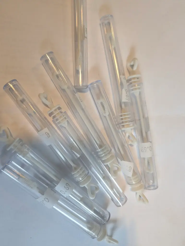 9x Bellenblaasbuisje met hartje
