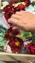 Restantenbox Bomvol Zijden, foam en mulberry [pols]corsages, bloemschik en bruidsmaterialen