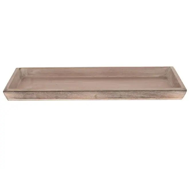 Houten Tafeldeco Grijs MDF - 39x15x3cm