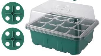 [A-023889] Seed Starter box zonder licht 12 cellen 
