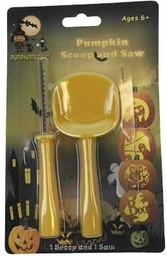 [A-027529] Pompoen uitsnijsetje setje om pompoenzaden uit te snijden carvingkit