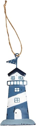 [A-011972] Maritiem Metaal hanger vuurtoren 