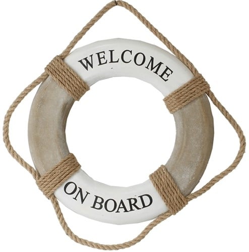 [A-024492] Reddingsboei Boei Naturel Welcome on board 30 