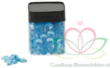 [A-011094] Diamantsteentjes Turquoise 12 mm 210 ml