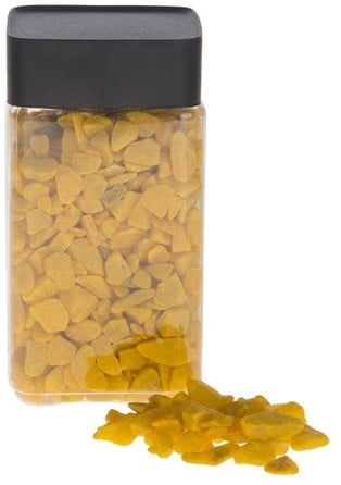 [A-019245] Deco rocks 9-13mm 600gram Yellow Steentjes