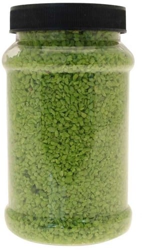 [A-019756] Pebbles Lime Groen 2-4 mm Pot 700 gram Decoratiesteentjes