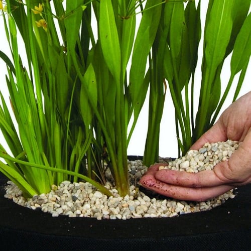 [A-022456] Steentjes voor potplanten en vijver Velda vijvergrind, Pond Gravel 4/6 mm, 2 liter afdek steentjes