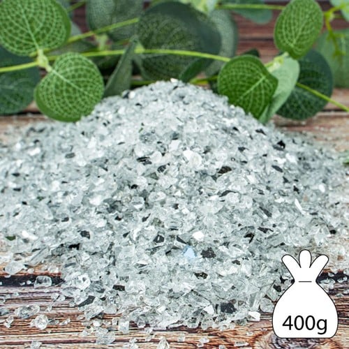 [A-024482] Spiegelglas, Mirror gravel 1-4mm zak 400gr 