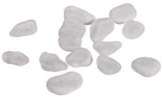 [A-024863] Kiezelsteentjes, net  1 kg Wit 