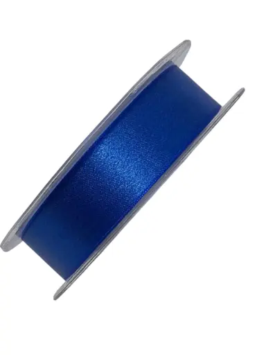 [A-010300] Dubbelsatijn lint 508 Royal Blue 25 mm rol 25 meter