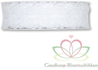 [A-010622] Kant lint White 25 mm rol 15 meter