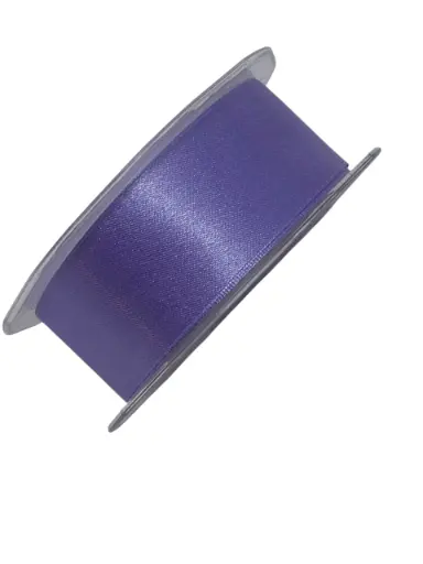 [A-010844] Dubbelsatijn lint Lila lavendel 38 mm rol 25 meter