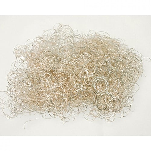 [A-012167] Poly Ribbon Scheur cadeaulint Zilvergrijs mat 50mm 100yard