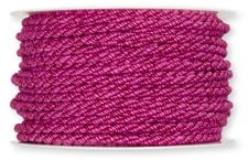 [A-013470] Koord Mat gemeleerd Fuchsia 4 mm rol 20 meter