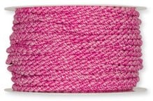 [A-013471] Koord Mat gemeleerd Pink 4 mm rol 20 meter