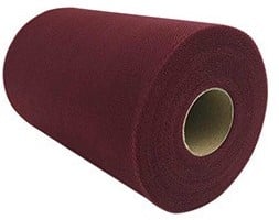 [A-016271] Lint Tule C18 Burgundy 15 cm rol 22 meter