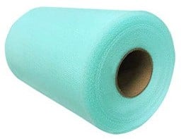 [A-016294] Lint Tule C41 Tiffany Aqua 15 cm rol 22 meter
