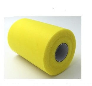 [A-016298] Lint Tule C45 Fluor Yellow 15 cm rol 22 meter