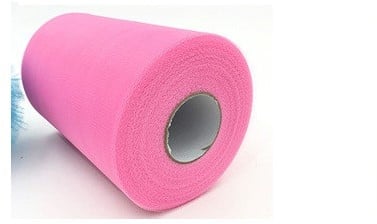 [A-016300] Lint Tule C47 Fresh Pink 15 cm rol 22 meter