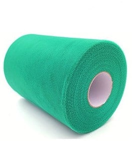 [A-016305] Lint Tule C52 Groen onion color 15 cm rol 22 meter