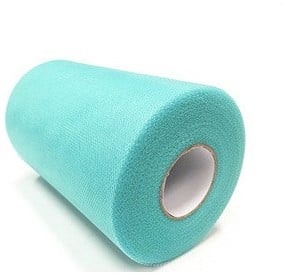 [A-016307] Lint Tule C54 Tiffany Blue 15 cm rol 22 meter