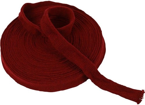 [A-016503] Rondgebreide tube om Kaboutertjes te maken Antiekrood 22 mm ca. 45 cm 