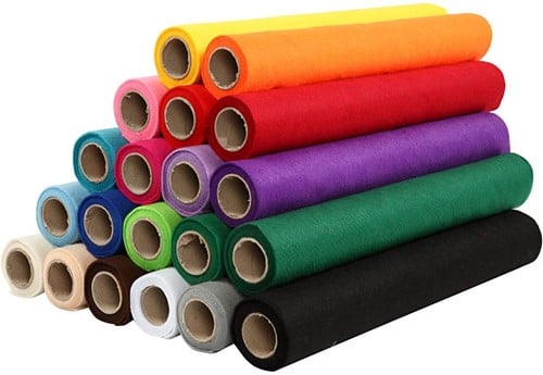 [A-016694] Hobbyvilt 1,5 mm 180-200 g/m2 Middenblauw 45 cm rol 5 meter