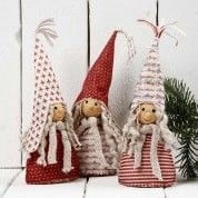 [A-016702] Designvilt Rood Wit streepjes