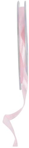 [A-017721] Dubbelsatijn lint Lichtroze 6 mm rol 20 meter