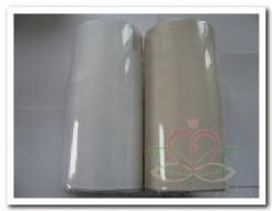 [A-018565] Lint Moire Pragé 2620-200-11-25 Wit Creme 20 cm rol 25 meter