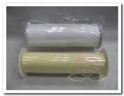 [A-018575] Lint Slitted Organza 801 Wit gesneden rand 20 cm rol 10 