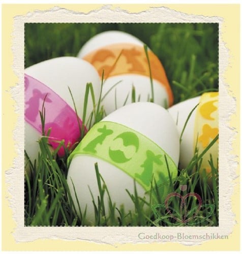 [A-018643] Lint Spring Lente Bunny 006 Geel 22 mm rol 15 meter 