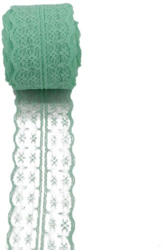 [A-019085] Budget Kant Mintgroen ca. 38mm 10 yard