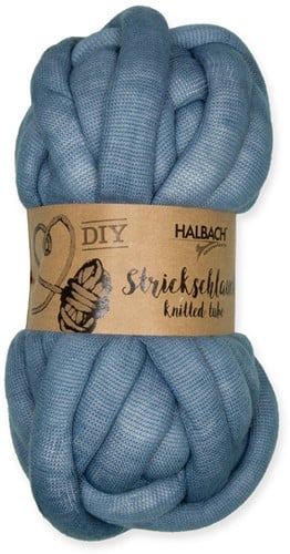 [A-019170] Lint Strickschlauch knitted tube Dusty Blue 421 
