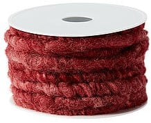 [A-019644] Wolkoord Wolkordel 048 Rubinrot Robijnrood 7 mm 20 meter