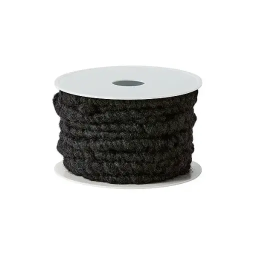 [A-019982] Wolkoord Wolkordel 031 Black 7 mm 20 meter